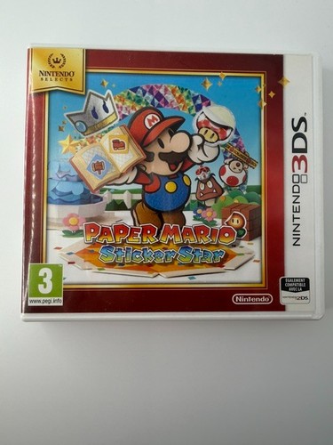 Paper mario sticker - mario, 3ds