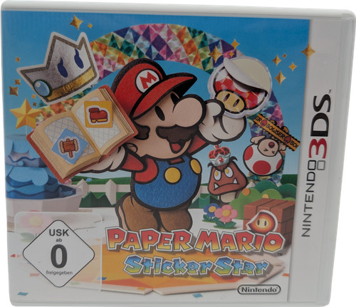 Paper mario sticker - sticker, star