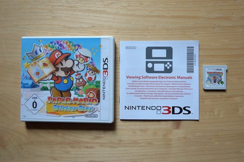 3ds paper mario sticker - 3ds, mario: