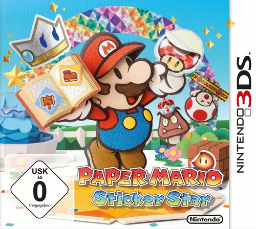 Paper mario sticker - sticker, star