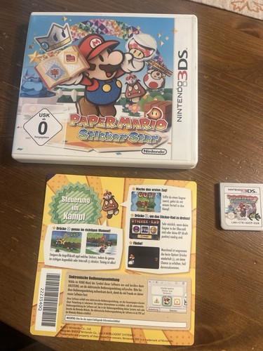 Paper mario sticker - paper,
